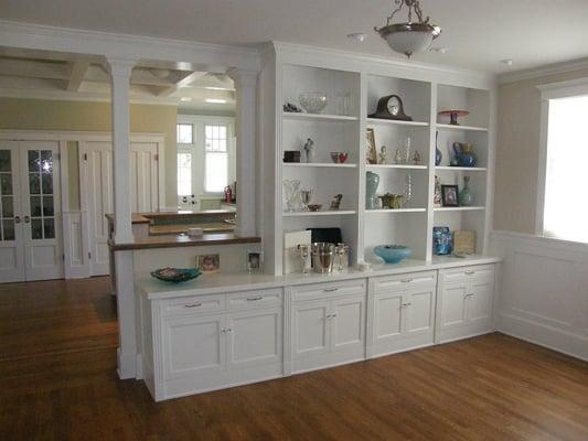 Living room book case