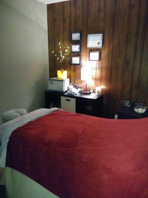 Quiet massage room