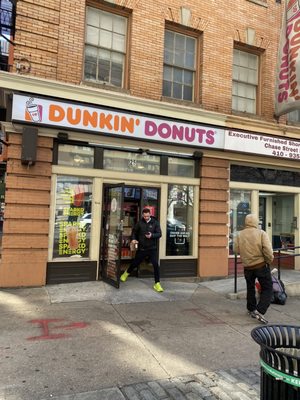 I love Dunkin Donuts. It's definitely my favorite for coffee and donuts and breakfast food. I worked at a Dunkin in Burbank California.