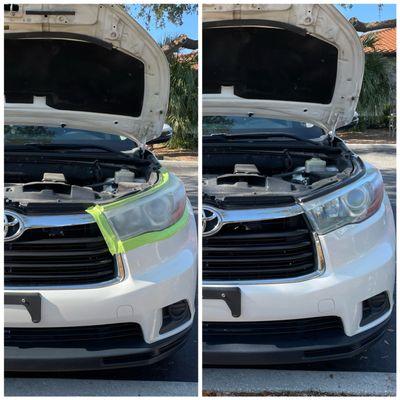 Headlight restoration