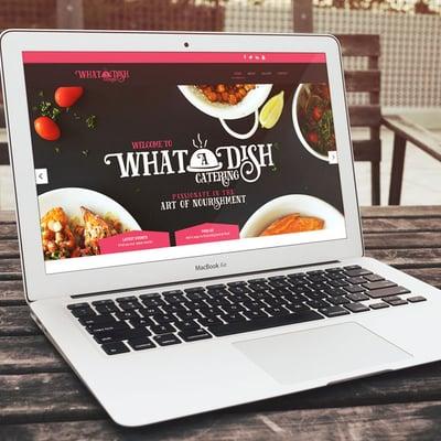 What A Dish Catering Web Site Design and Development