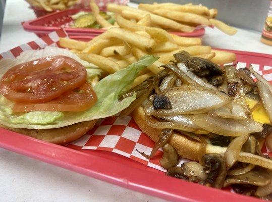 Grilled Mushroom's Burger