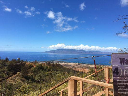 My first time zip lining in Maui