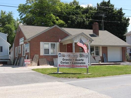 We are on the corner of Rt. 30 & Quarry Road.