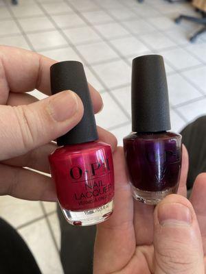 Our polish choices