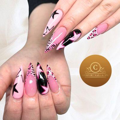 Unleash Your Style with Stunning Nail Designs at Comfort Nail & Spa!