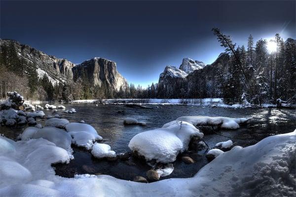 Sunrise in Winter from Valley View by Andrew Erickson