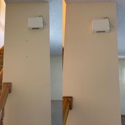 Small drywall repair to fill holes or cracks can give your home a fresh clean look again.