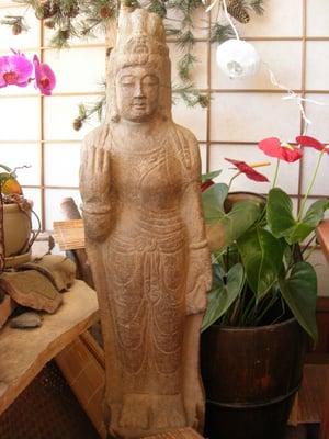 stone kwan yin