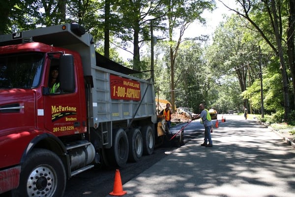 Road paving in Saddle River NJ