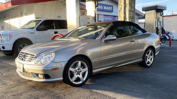 My 2005 CLK 500 that I had to change the charcoal canister on after Dynamic sent me home without the repair being done on their lot.