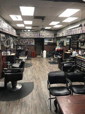 David's fade shop did some remodeling. Nice, clean shop. Love the POPs all around the barbershop.