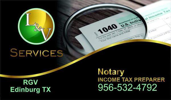 L & V Services - Income Tax & Notary