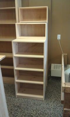 Our simple solid pine bookcases