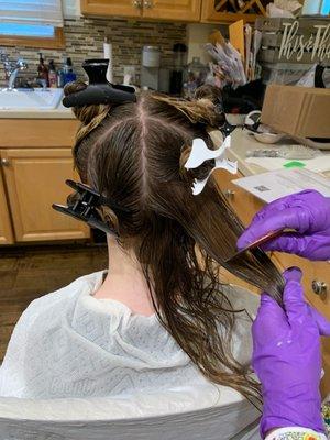 Removing head lice professionally