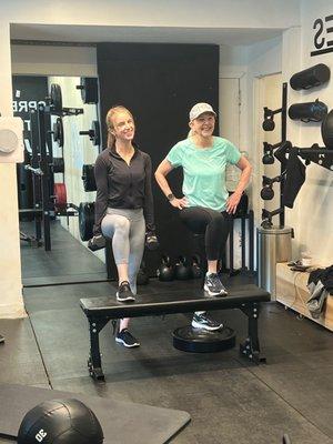 Mother and daughter training!