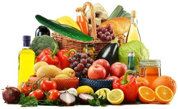 Fruits and vegetable, eat your recommended daily allowance.