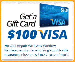 We are a Mobile Auto Glass Repair & Tent service based in Jacksonville, FL. Get a $100 Visa card with any repair through your FL Insurance