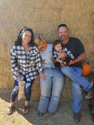 Our Grand Daughters 1st time at Old McDonald's Pumpkin Patch