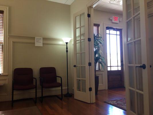 Ray of Hope waiting room. It may seem nice but this place is very sketchy especially when it comes to payment.