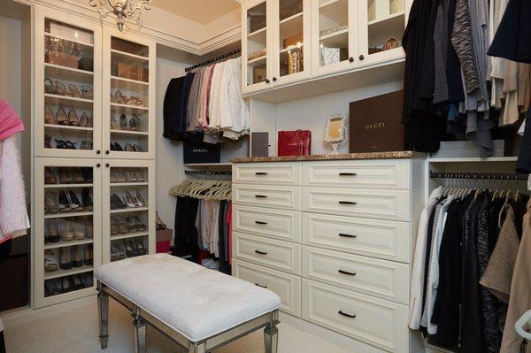 Antique White Closet