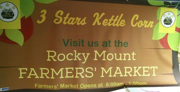 Find us @Nash County Farmers Market on Saturday 8-1 pm. 1006 Peachtree St. Rocky Mount, NC 27804