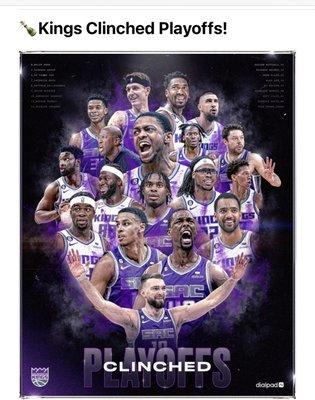 03.29.23 Kings Clinched Playoffs!