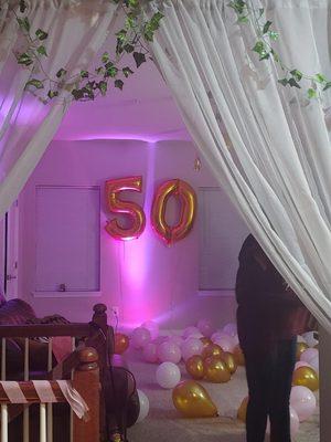 Preparing for a 50th BDay Party