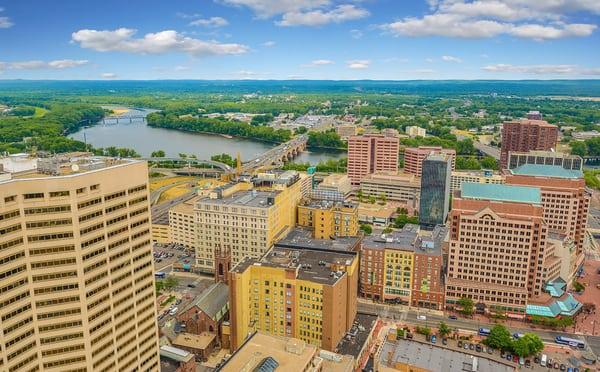 Fantastic views of Hartford.