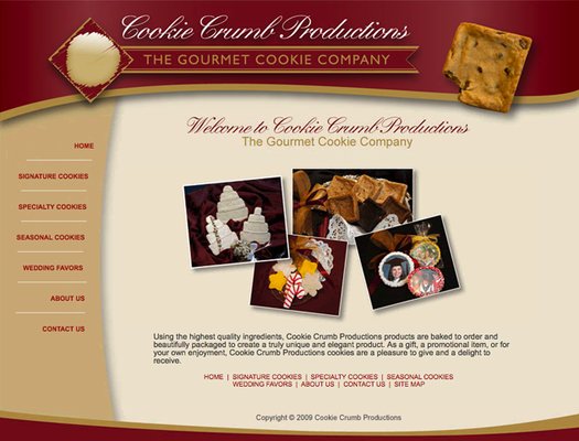 Cookie Crumb Productions Web Site