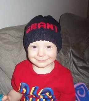 Our personalized baby beanie is so adorable.