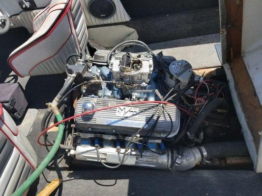 Carburetor repairs on boat, we can help.