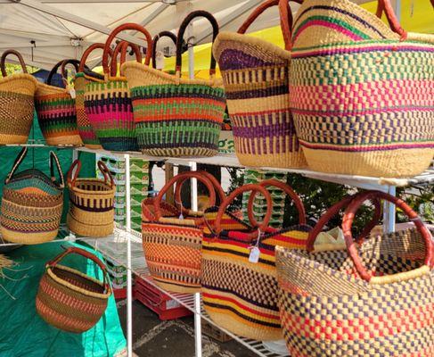 Hand weaved baskets