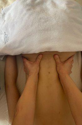 Deep tissue massage