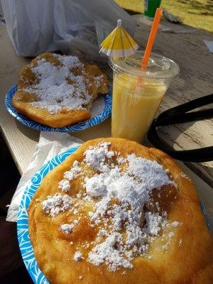 Pistachio Festival:  Indian Frybread, we had ours with just honey and powdered sugar