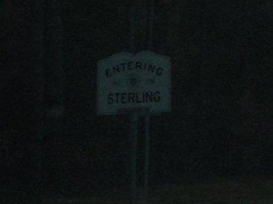 Entering Sterling!