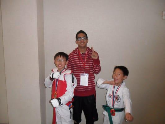 Kids won medals at Stanford Open 2011