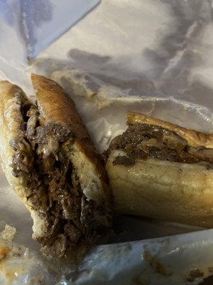 Steak hoagie