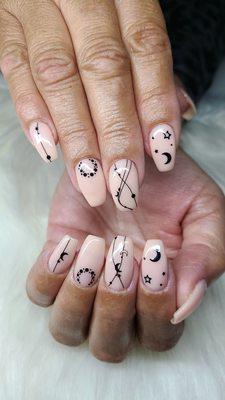 Structured mani