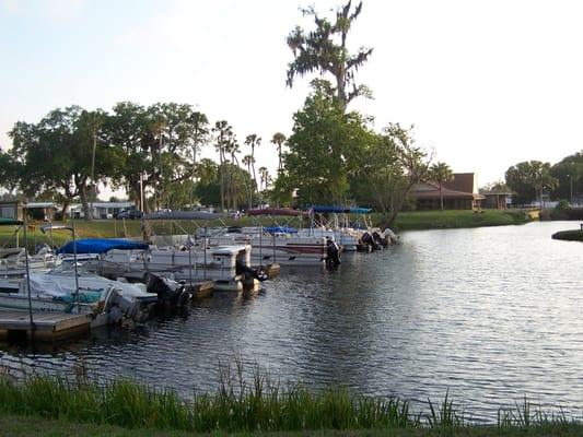 Marina near Storage Compound w/clubhouse in background