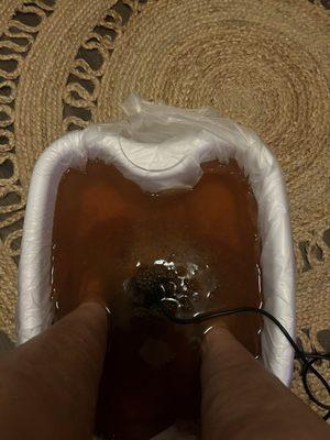 Ionic foot detox