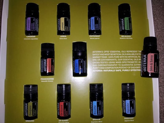 We use doTerra certified therapeutic grade oils for our aroma therapy treatments