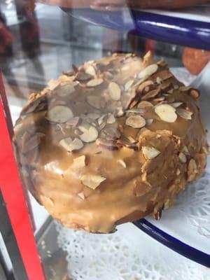 Dulce de leche with shaved almonds (from Dough Bakery)