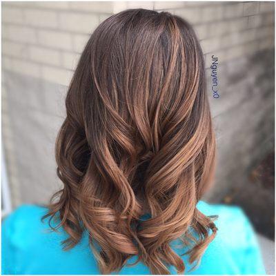 Natural balayage