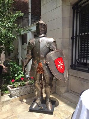 Knight at the front door.