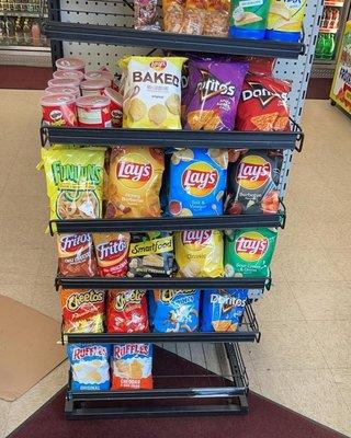 Yummy chips and snacks!