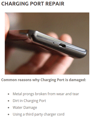 Charging Port Repair