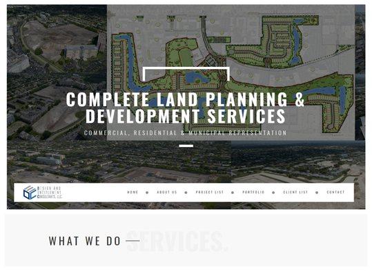 Land Planning & Developer Website