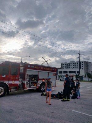 super sweet staff - who were concerned about a kitten in a drain, we called the fire brigade