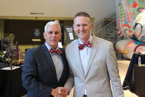 Indiana Governor and United States Vice President Candidate Mike Pence